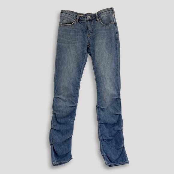 Anthropologie Pilcro & The Letterpress Ruched Boot Cut Jeans - Picture 7 of 13